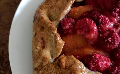 Raspberry & Apricot Galette